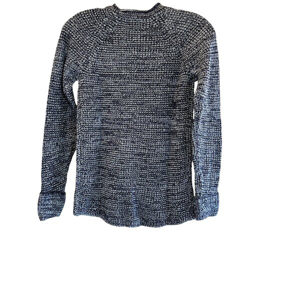 Style & Co Size  X-Small  Womens Marled Pontell Sweater Blue White - Picture 4 of 13